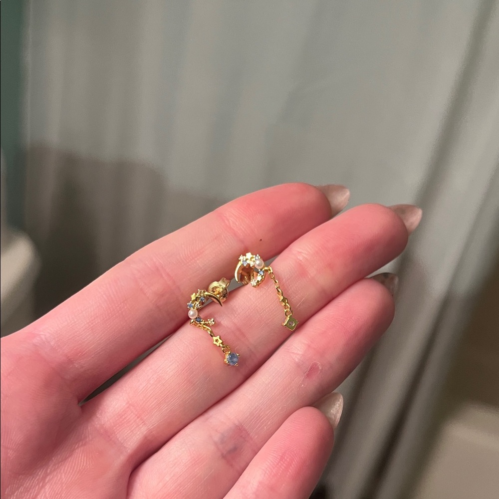 moon earrings